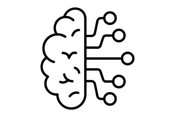 AI Brain Outline Icon: Modernizing Your Visual Language