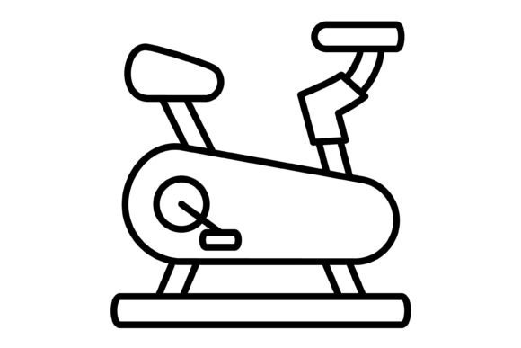 Designing Motion: The Gym Bike Outline Icon for Modern Brands