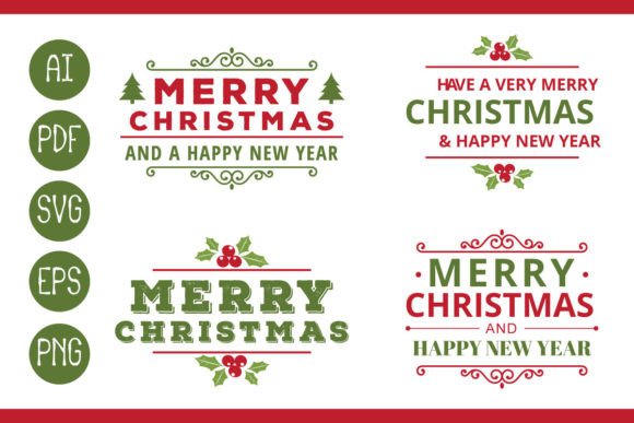 Merry Christmas SVG Bundle for Festive Craft Projects