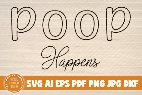 Poop Happens: A Playful Display Font for Real-World Projects
