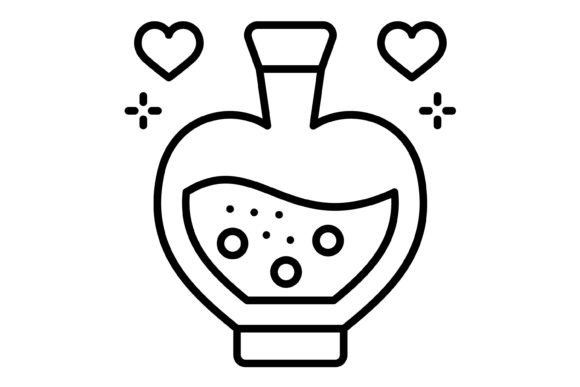 Potion Outline Icon: A Modern Tool for Digital and Print Design
