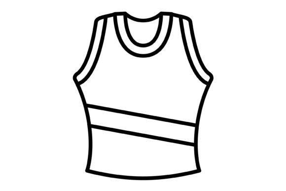 Singlet Outline Icon: A Modern Icon Set for Clean Design
