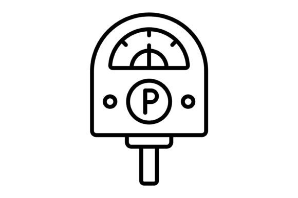 Smart Iconography: The Parking Meter Outline Icon